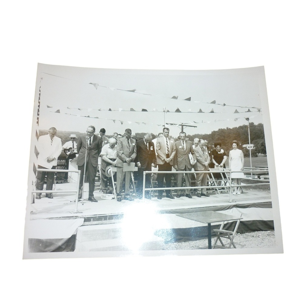 1969 Valley View Founders Day Stage Ceremony Vintage Photo Melody Kings Band VVV - Picture 2 of 6